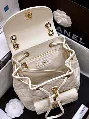 	 Bagsaaa Chanel AS1371 Duma Backpack White - 21.5 x 24 x 12 cm - 6