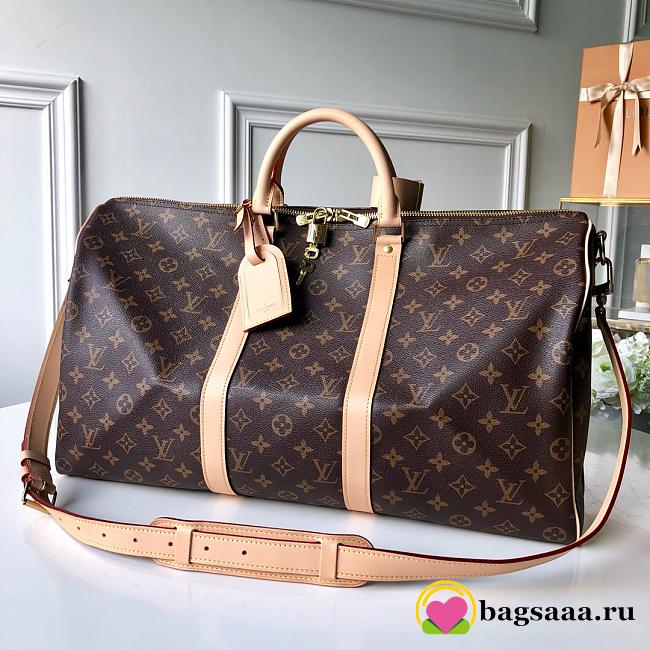 Bagsaaa Louis Vuitton Keepall Bandouliere Bag 50 - 50 x 29 x 23 cm - 1