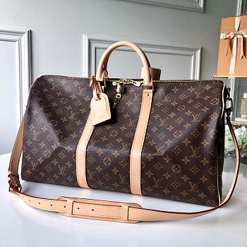 Bagsaaa Louis Vuitton Keepall Bandouliere Bag 50 - 50 x 29 x 23 cm