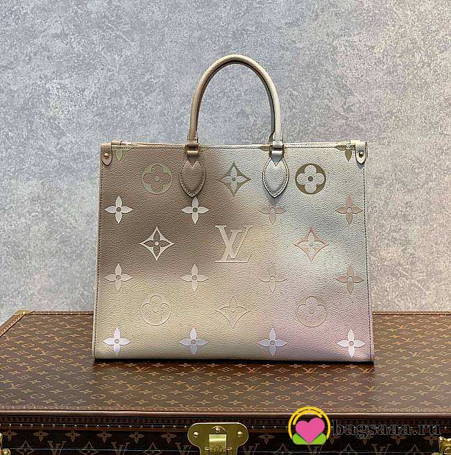 Bagsaaa Louis Vuitton Onthego MM Sunset Kaki - 35 x 27 x 14 cm - 1