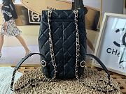 Bagsaaa Chanel 22S Backpack in Black Caviar - 16 x 26 x 15 cm - 5