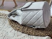 	 Bagsaaa Chanel 22S Backpack in White Caviar - 16 x 26 x 15 cm - 3