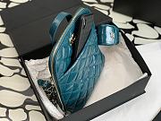 	 Bagsaaa Chanel Rucksack Backpack AS3332 Calfskin leather Blue - 24x21x8cm - 5
