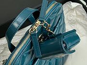 	 Bagsaaa Chanel Rucksack Backpack AS3332 Calfskin leather Blue - 24x21x8cm - 2