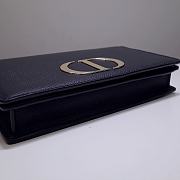 Bagsaaa Dior 2-IN-1 30 MONTAIGNE POUCH BLACK - 19 x 12.5 x 4 cm - 6