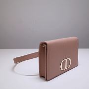 	 Bagsaaa Dior 2-IN-1 30 MONTAIGNE POUCH PINK - 19 x 12.5 x 4 cm - 6