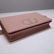 	 Bagsaaa Dior 2-IN-1 30 MONTAIGNE POUCH PINK - 19 x 12.5 x 4 cm - 2