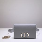 	 Bagsaaa Dior 2-IN-1 30 MONTAIGNE POUCH BLUE - 19 x 12.5 x 4 cm - 1