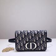 	 Bagsaaa Dior 2-IN-1 30 MONTAIGNE POUCH OBLIQUE - 19 x 12.5 x 4 cm - 1