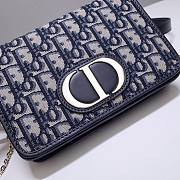 	 Bagsaaa Dior 2-IN-1 30 MONTAIGNE POUCH OBLIQUE - 19 x 12.5 x 4 cm - 2