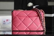 	 Bagsaaa Chanel 19 Flap Bag Medium Pink - 30cm - 5