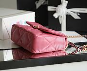 	 Bagsaaa Chanel 19 Flap Bag Medium Pink - 30cm - 2