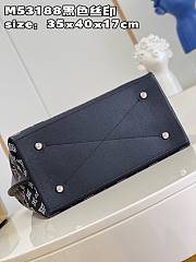 	 Bagsaaa Louis Vuitton Carmel Mahina perforated calf leather Black - 40x35x17cm - 2