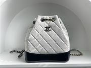 Bagsaaa CHANEL WHITE QUILTED AGED CALFSKIN SMALL GABRIELLE BACKPACK - 26x25x11cm - 1