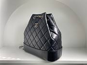 	 Bagsaaa CHANEL BLACK QUILTED AGED CALFSKIN SMALL GABRIELLE BACKPACK - 26x25x11cm - 3