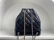 	 Bagsaaa CHANEL BLACK QUILTED AGED CALFSKIN SMALL GABRIELLE BACKPACK - 26x25x11cm - 2