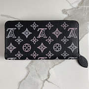 Bagsaaa Louis Vuitton Mahina Black Zippy Wallet - 19.5 x 10.5 x 2.5 cm - 2