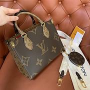 Bagsaaa louis Vuitton Onthego PM Monogram Reverse coated canvas - M46373 - 25 x 19 x 11.5 cm - 2