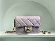 Bagsaaa Chanel Caviar Quilted Square Mini Pink 21K - 19x13x17cm - 1