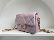 Bagsaaa Chanel Caviar Quilted Square Mini Pink 21K - 19x13x17cm - 5