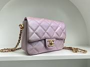 Bagsaaa Chanel Caviar Quilted Square Mini Pink 21K - 19x13x17cm - 3