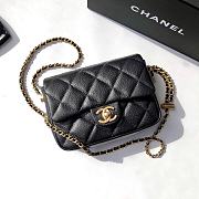 	 Bagsaaa Chanel Caviar Quilted Square Mini Black 21K - 19x13x17cm - 1
