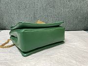 Bagsaaa Valentino Garavani One Stud Nappa Green Bag - 19x14x1cm - 3