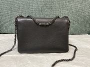 	 Bagsaaa Valentino Garavani One Stud Nappa All Black Bag - 19x14x1cm - 5