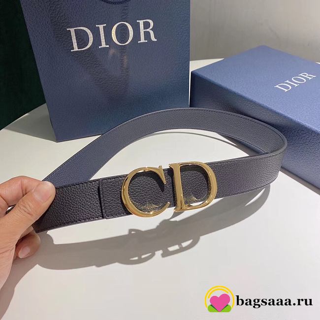 	 Bagsaaa Dior Reversible CD belt in black - 35mm - 1