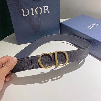 	 Bagsaaa Dior Reversible CD belt in black - 35mm