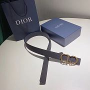 	 Bagsaaa Dior Reversible CD belt in black - 35mm - 4