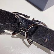 	 Bagsaaa Dior Reversible CD belt in blue oblique - 35mm - 3