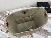 Bagsaaa Celine Sangle Small Bucket Bag in Taupe - 18 X 25 X 12 CM - 4