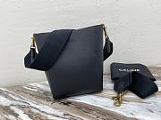 	 Bagsaaa Celine Sangle Small Bucket Bag in Black - 18 X 25 X 12 CM - 5