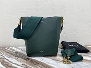 	 Bagsaaa Celine Sangle Small Bucket Bag in Green - 18 X 25 X 12 CM - 1