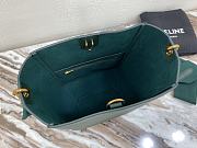	 Bagsaaa Celine Sangle Small Bucket Bag in Green - 18 X 25 X 12 CM - 6
