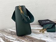 	 Bagsaaa Celine Sangle Small Bucket Bag in Green - 18 X 25 X 12 CM - 5