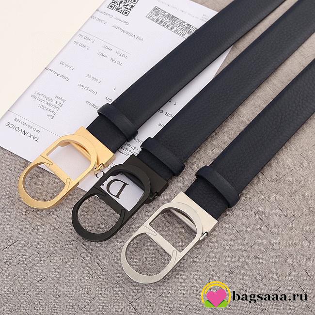 Bagsaaa Dior Belt Smooth Calfskin 3.5cm - 1
