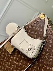 	 Bagsaaa Louis Vuitton Marellini white bag - 19 x 13.5 x 6.5 cm - 1