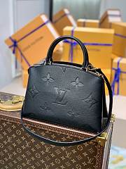 	 Bagsaaa Louis Vuitton Petit Palais Black Monogram Empreinte embossed cowhide - 29 x 18 x 12.5 cm - 4