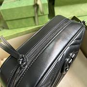 Bagsaaa Gucci GG Marmont small shoulder bag all black - 24x13x7cm - 2