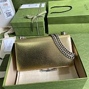 	 Bagsaaa Gucci Dionysus small bag gold lamé leather - 25x14x7.5cm - 5