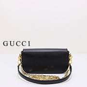 	 Bagsaaa Gucci Horsebit 1955 Shoulder bag in black - W24cm x H13cm x D5.5cm - 5