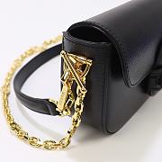 	 Bagsaaa Gucci Horsebit 1955 Shoulder bag in black - W24cm x H13cm x D5.5cm - 4