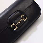 	 Bagsaaa Gucci Horsebit 1955 Shoulder bag in black - W24cm x H13cm x D5.5cm - 2