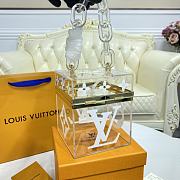 Bagsaaa Louis Vuitton Cube Scott Box in White - 12.5x12.5x12.5cm - 6