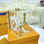Bagsaaa Louis Vuitton Cube Scott Box in White - 12.5x12.5x12.5cm - 4