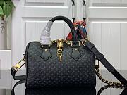 Bagsaaa Louis Vuitton Speedy Bandoulière 20 in black calfskin - 20.5 x 13.5 x 12 cm - 1