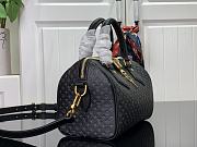 Bagsaaa Louis Vuitton Speedy Bandoulière 20 in black calfskin - 20.5 x 13.5 x 12 cm - 5