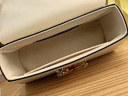 	 Bagsaaa Louis Vuitton Twist PM Bag White Epi grained with charm gold strap - 19 x 15 x 9cm - 6